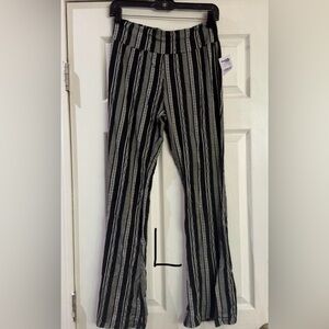 Charlotte Russe Black and White Striped Women's Pants